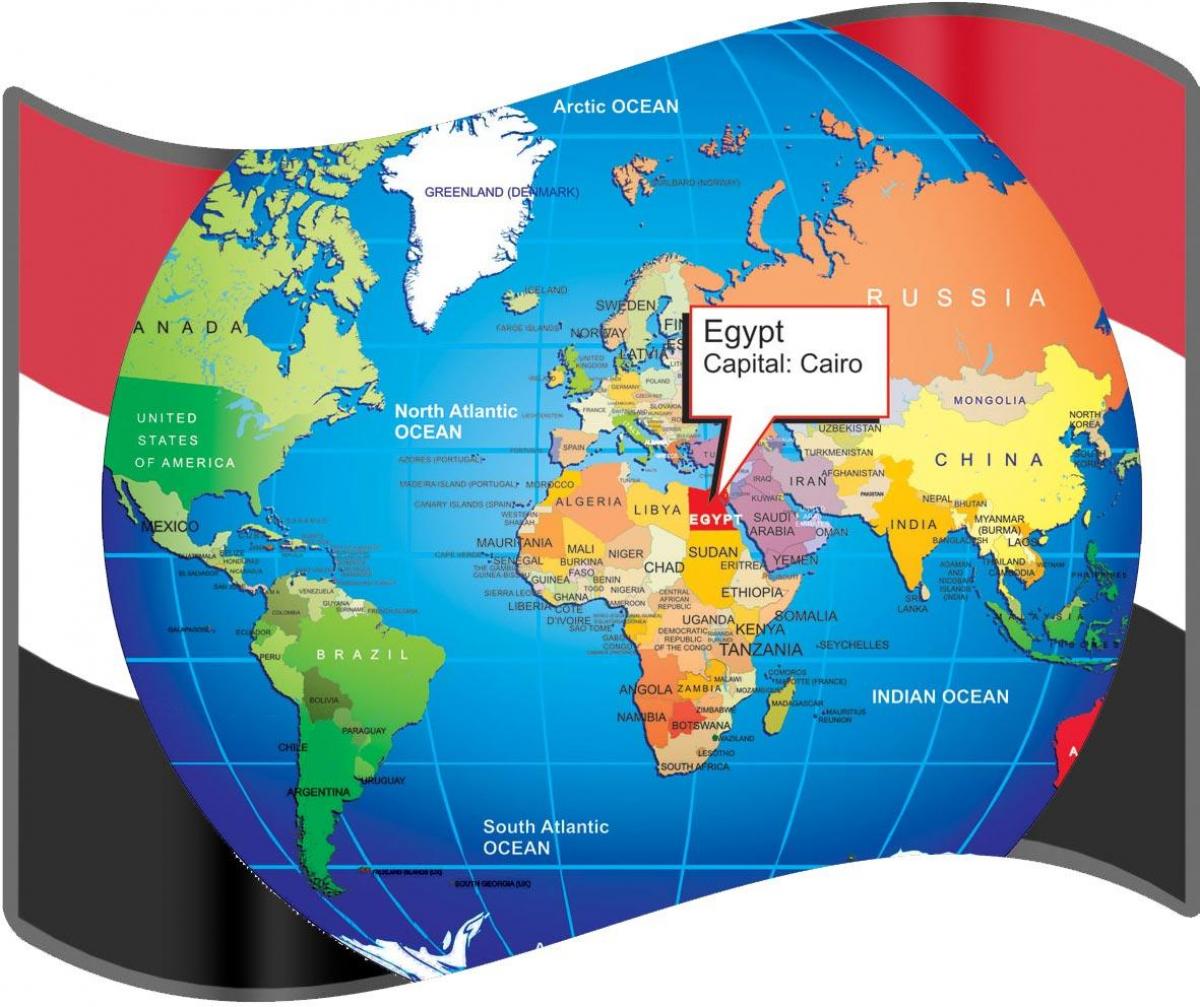 cairo vị trí trên bản đồ thế giới