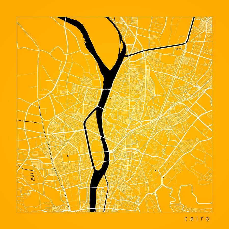 Bản đồ của đường cairo