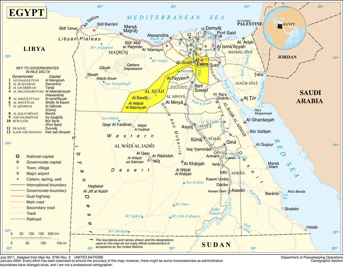 Bản đồ của cairo