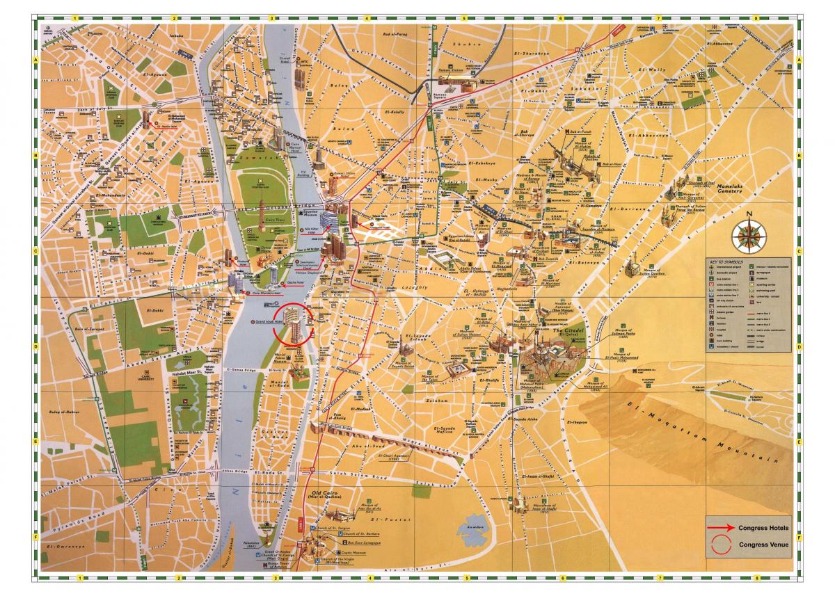 cairo du lịch bản đồ