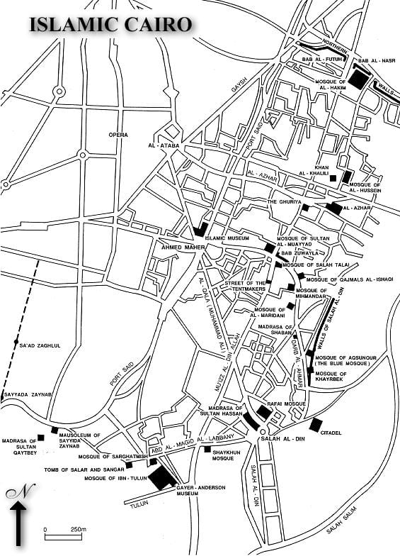 Bản đồ hồi giáo cairo