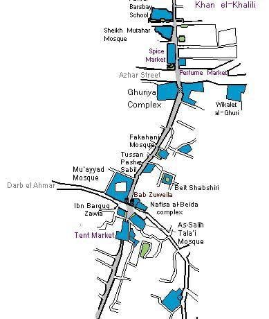 khan el khalili chợ bản đồ
