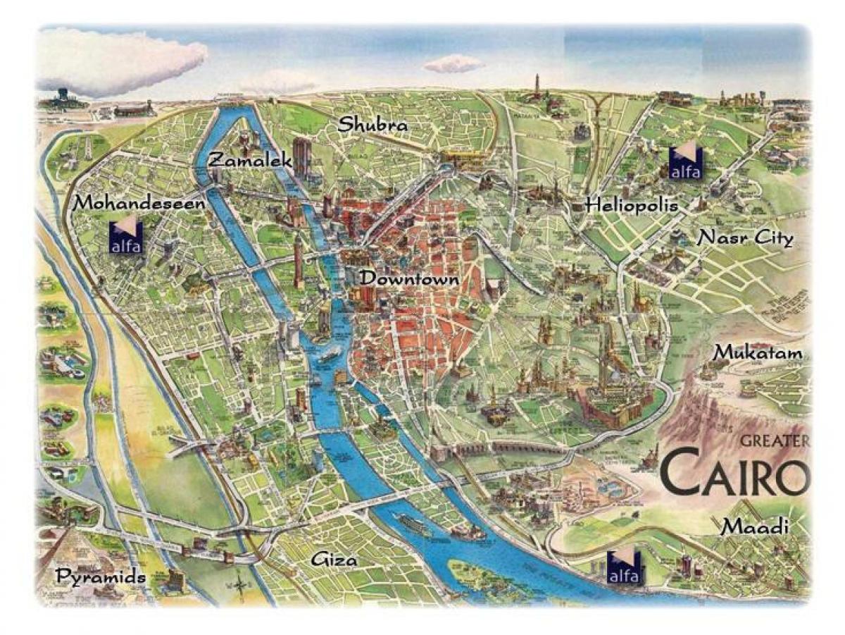 Bản đồ của mohandeseen cairo