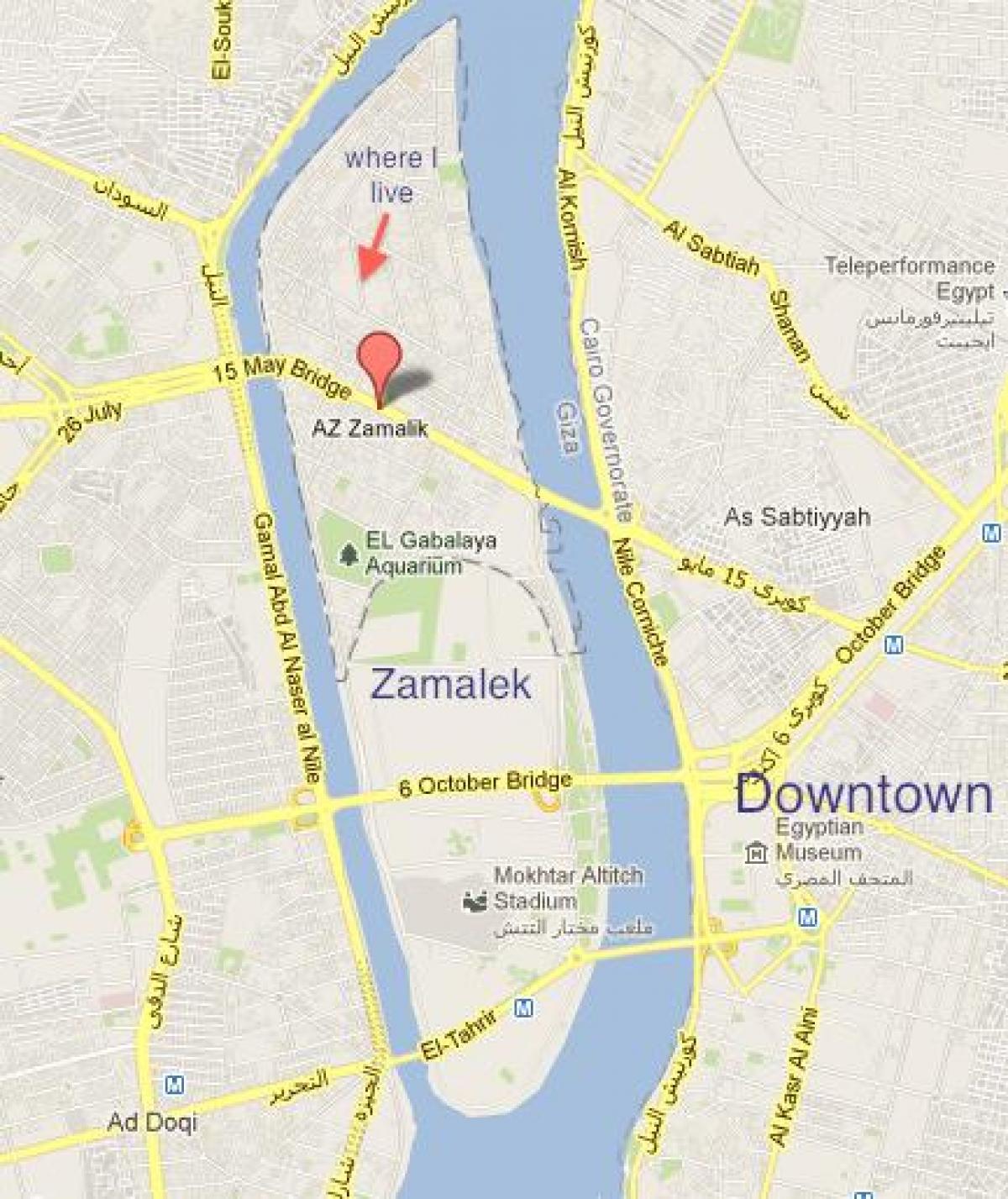 zamalek cairo bản đồ