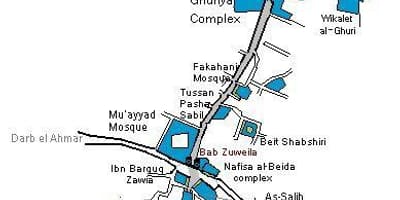 Khan el khalili chợ bản đồ