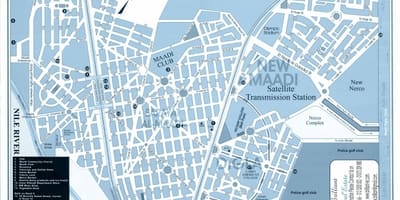 Bản đồ của maadi cairo