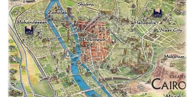 Bản đồ của mohandeseen cairo